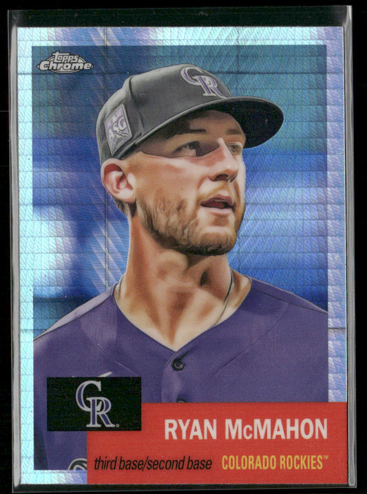 Ryan McMahon 2022 Topps Chrome Platinum Anniversary Prism Refractor #86 Rockies