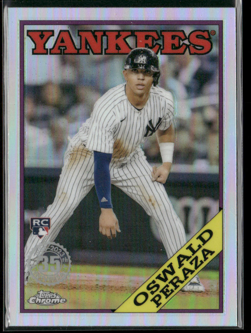 Oswald Peraza 2023 Topps Chrome 1988 Topps Baseball 35th Anniversary #88BC-16