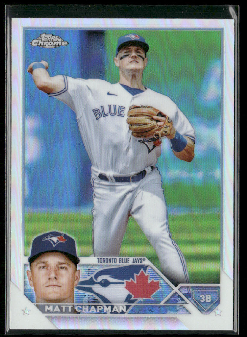 Matt Chapman 2023 Topps Chrome Refractors #158 Toronto Blue Jays