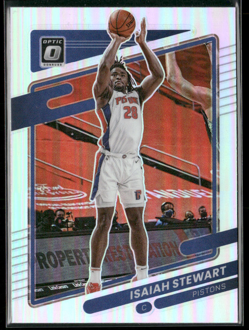 Isaiah Stewart 2021-22 Donruss Optic Holo #12 Detroit Pistons