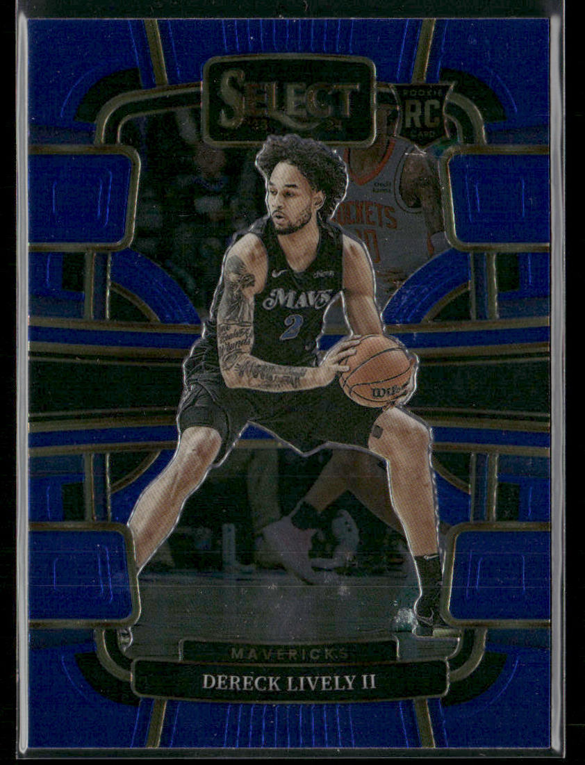 Dereck Lively II 2023-24 Panini Select Blue (Retail Base) #76 RC Mavericks