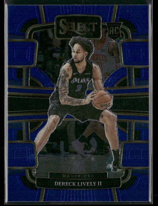 Dereck Lively II 2023-24 Panini Select Blue (Retail Base) #76 RC Mavericks