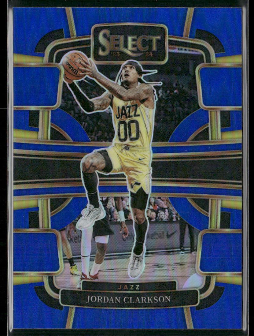 Jordan Clarkson 2023-24 Panini Select Blue (Retail Base) #33 Utah Jazz