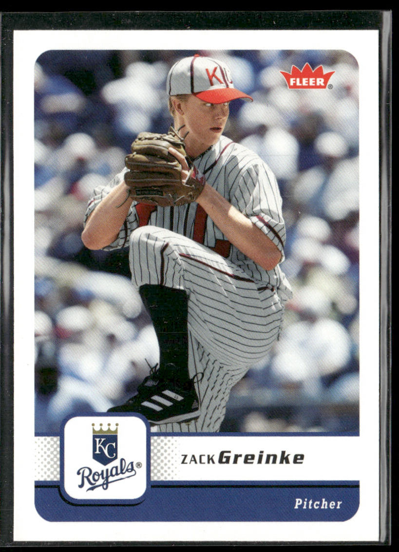 Zack Greinke 2006 Fleer #343 Kansas City Royals