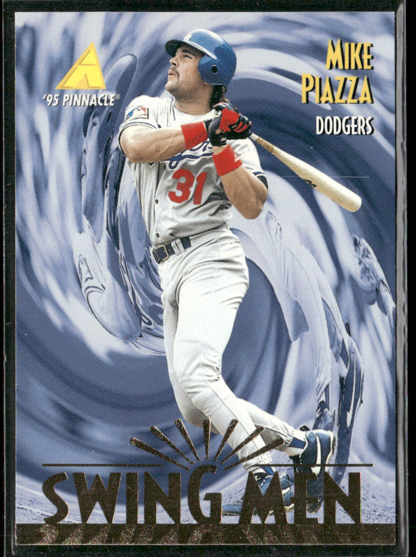 Mike Piazza 1995 Pinnacle #300 Los Angeles Dodgers