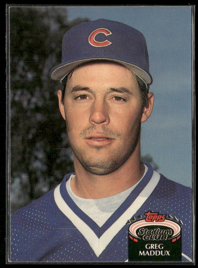 Greg Maddux 1992 Stadium Club #665b Chicago Cubs