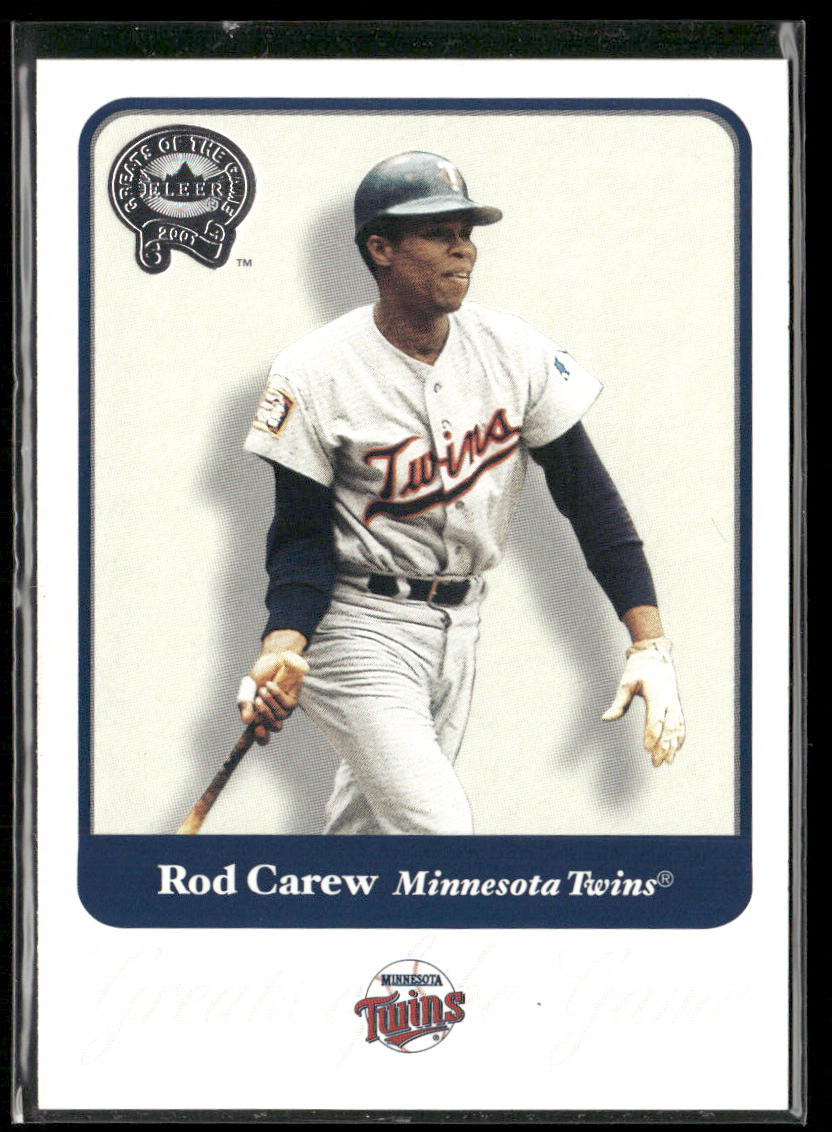 Rod Carew 2001 Fleer Greats of the Game #35 Minnesota Twins