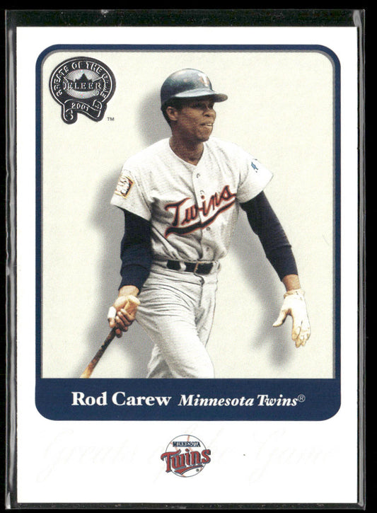 Rod Carew 2001 Fleer Greats of the Game #35 Minnesota Twins