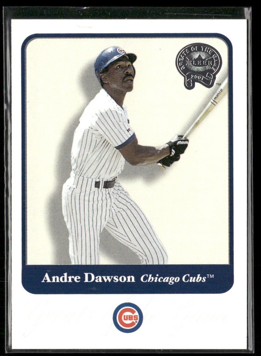 Andre Dawson 2001 Fleer Greats of the Game #43 Chicago Cubs