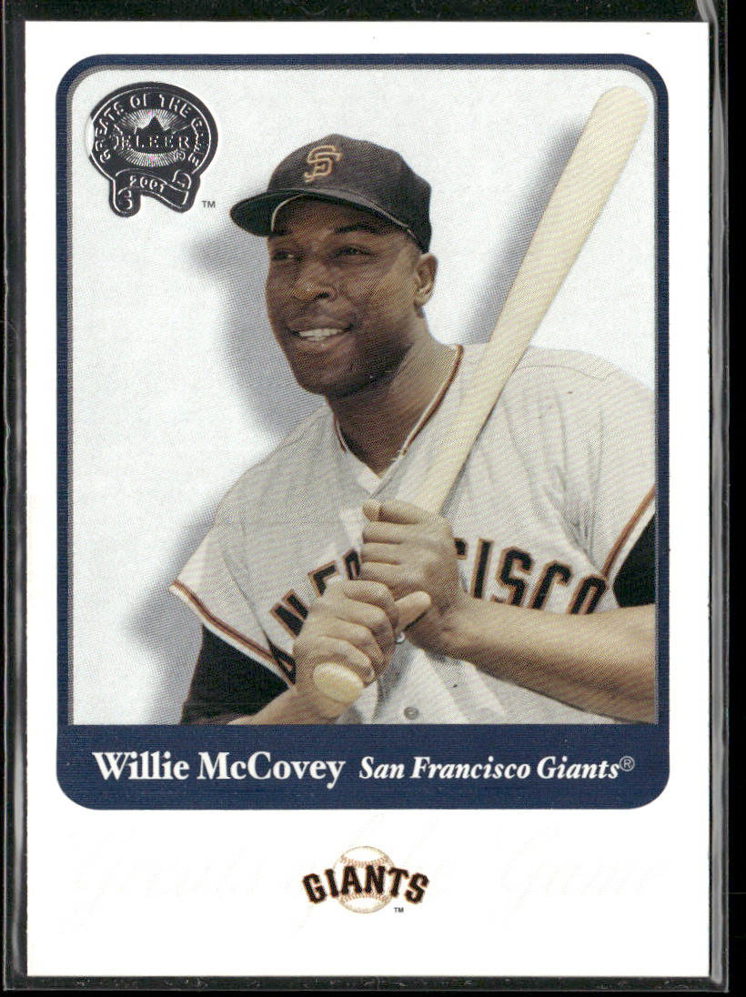 Willie McCovey 2001 Fleer Greats of the Game #63 San Francisco Giants