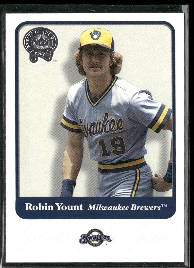 Robin Yount 2001 Fleer Greats of the Game #83 Milwaukee Brewers