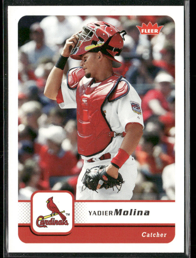 Yadier Molina 2006 Fleer #95 St. Louis Cardinals