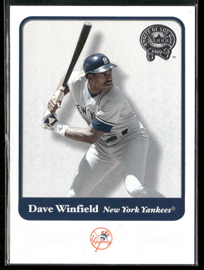 Dave Winfield 2001 Fleer Greats of the Game #12 New York Yankees