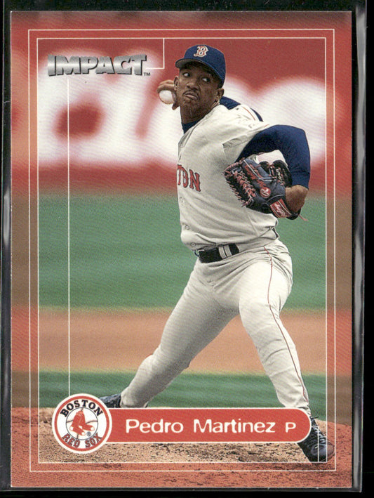 Pedro Martinez 2000 Fleer Impact #81 Boston Red Sox