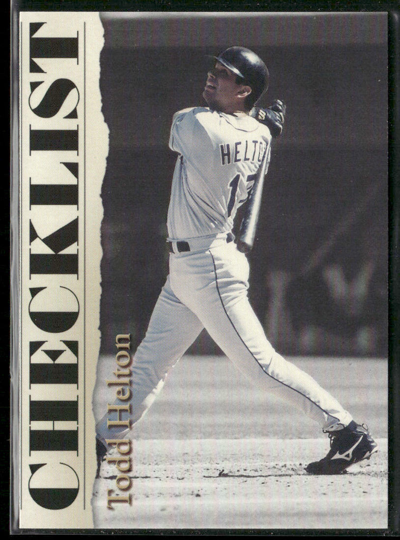 Todd Helton 2001 Royal Rookies Throwbacks #44 Colorado Rockies