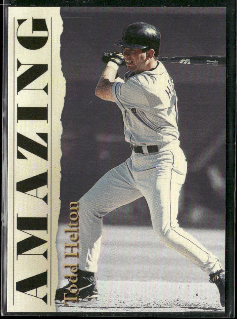 Todd Helton 2001 Royal Rookies Throwbacks Amazing Limited Edition #A4