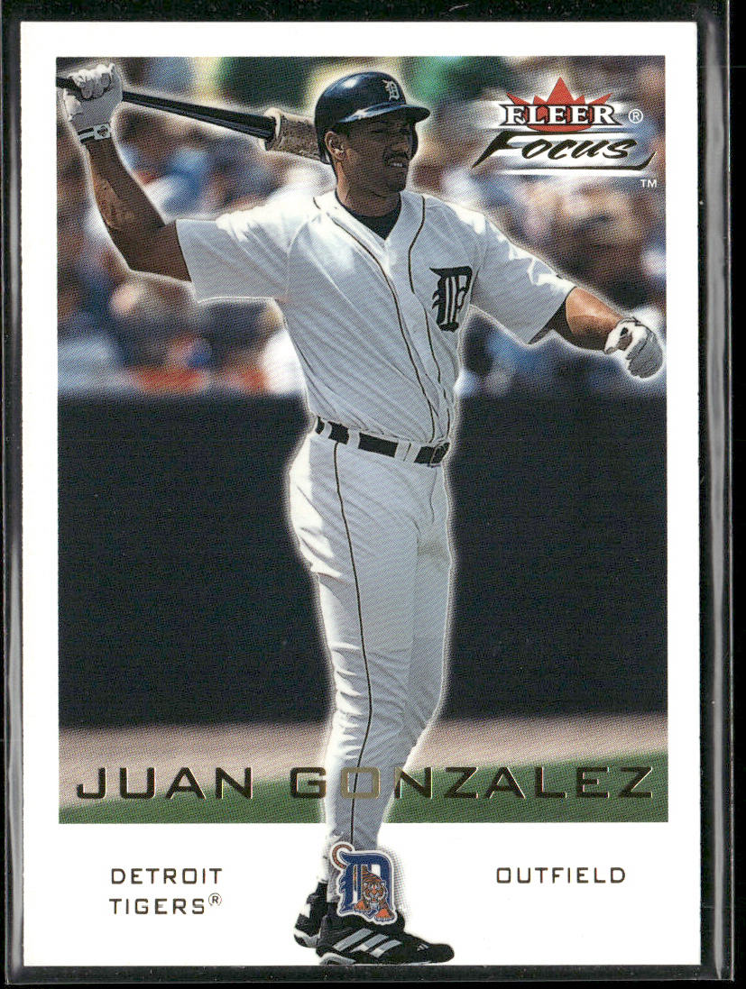 Juan Gonzalez 2001 Fleer Focus #185 Detroit Tigers