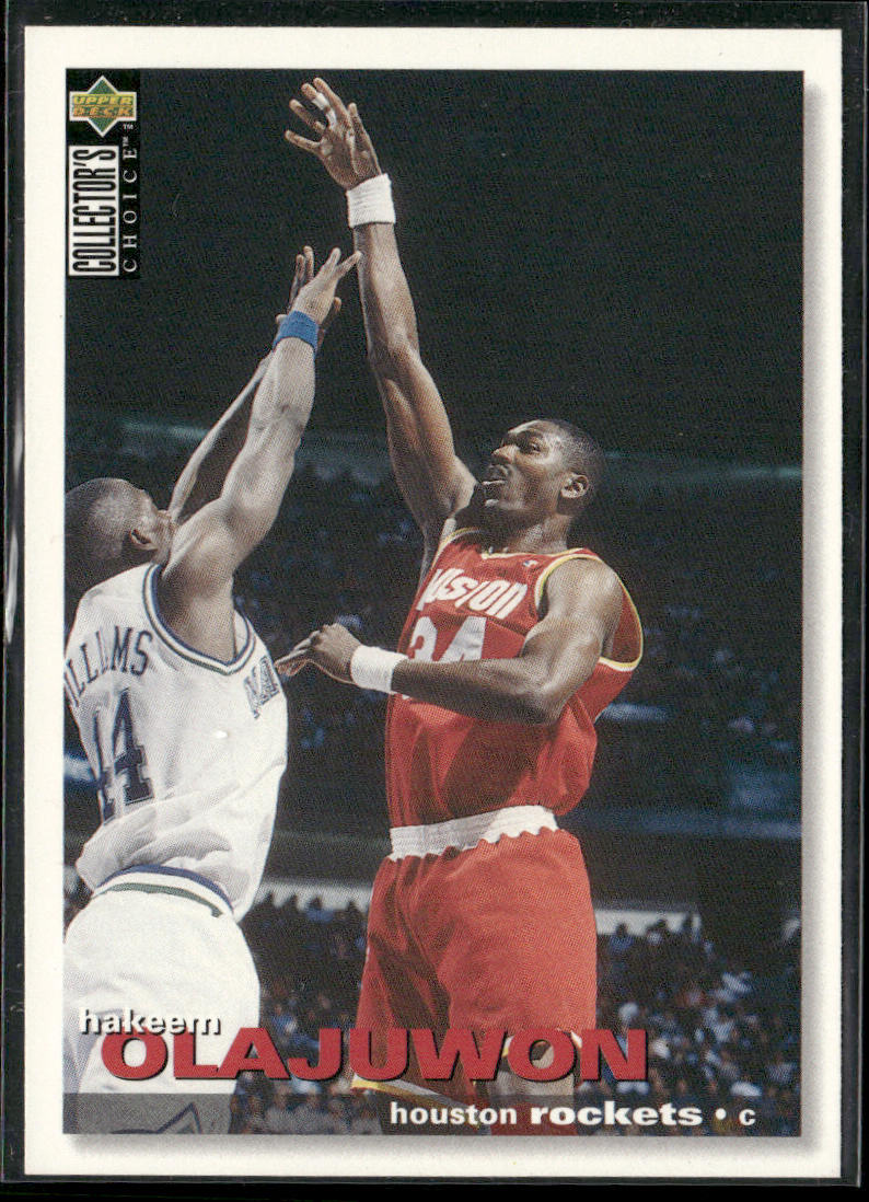 Hakeem Olajuwon 1995-96 Collector's Choice Spanish II #41 Houston Rockets