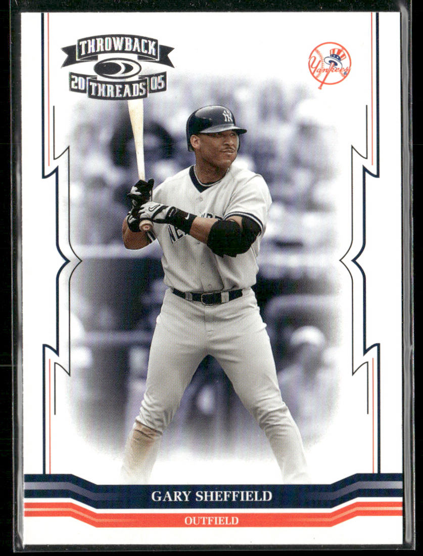 Gary Sheffield 2005 Donruss Throwback Threads #216 New York Yankees