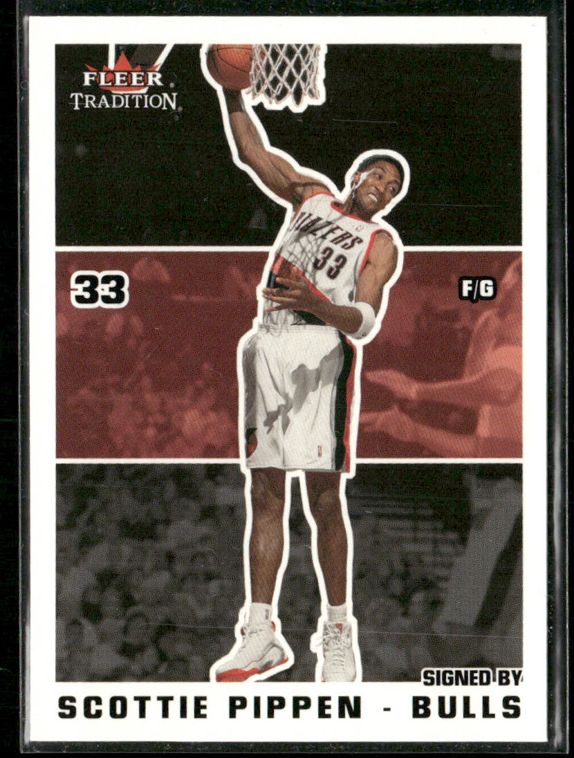 Scottie Pippen 2003-04 Fleer Tradition #15 Chicago Bulls