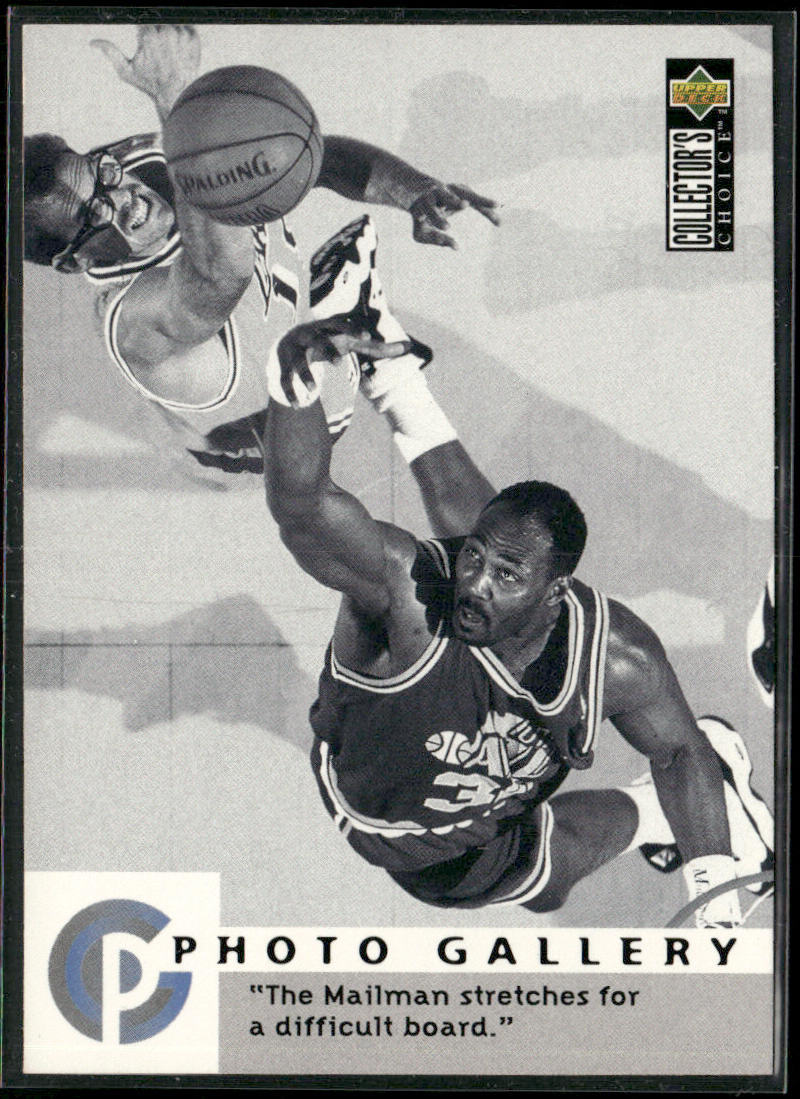 Karl Malone 1995-96 Collector's Choice Portuguese II #192 Utah Jazz