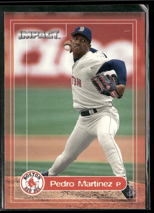 Pedro Martinez 2000 Fleer Impact #81 Boston Red Sox front