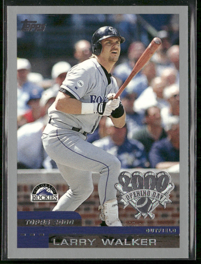 Larry Walker 2000 Topps Opening Day #67 Colorado Rockies