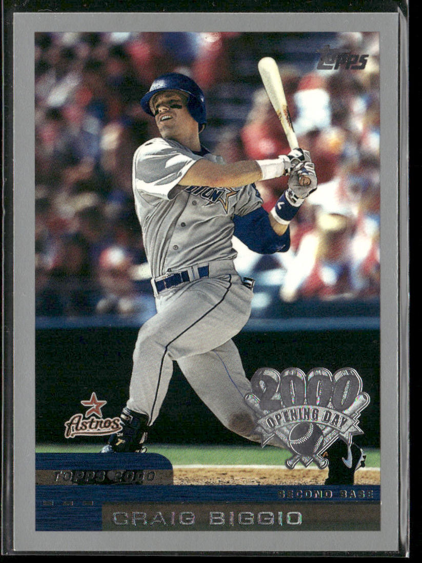 Craig Biggio 2000 Topps Opening Day #114 Houston Astros