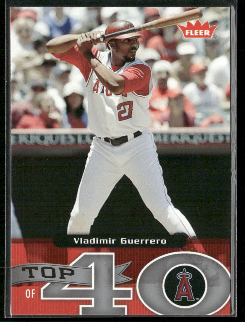 Vladimir Guerrero 2006 Fleer Top 40 #T40-5 Los Angeles Angels