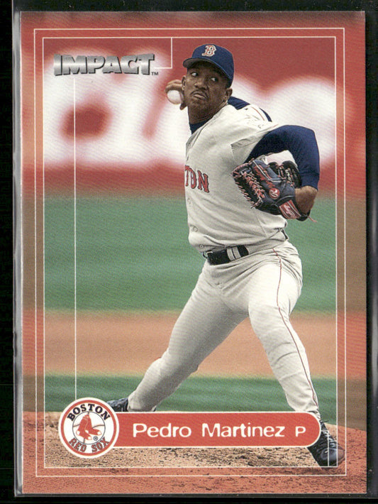 Pedro Martinez 2000 Fleer Impact #81 Boston Red Sox front