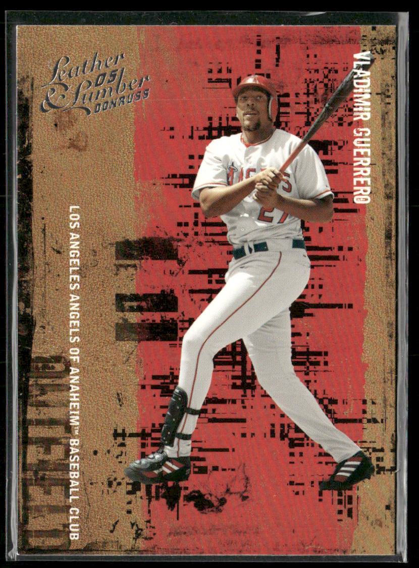 Vladimir Guerrero 2005 Donruss Leather & Lumber #136 Los Angeles Angels