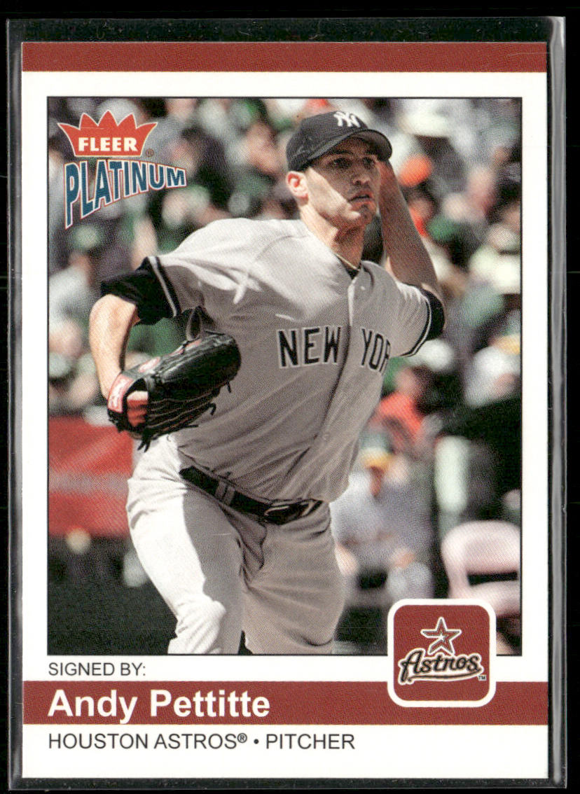 Andy Pettitte 2004 Fleer Platinum #88 Houston Astros