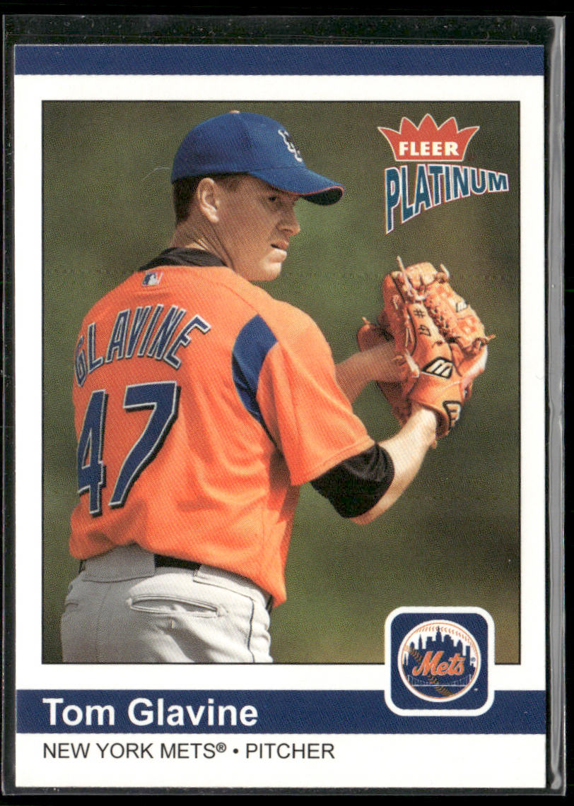 Tom Glavine 2004 Fleer Platinum #40 New York Mets