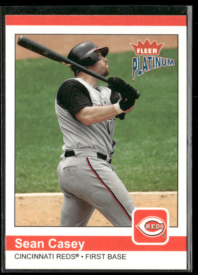 Sean Casey 2004 Fleer Platinum #47 Cincinnati Reds