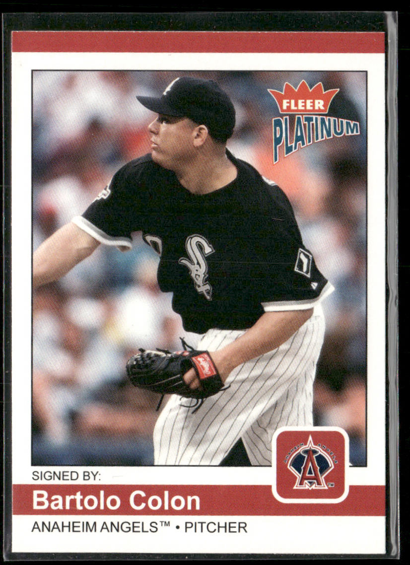 Bartolo Colon 2004 Fleer Platinum #81 Anaheim Angels