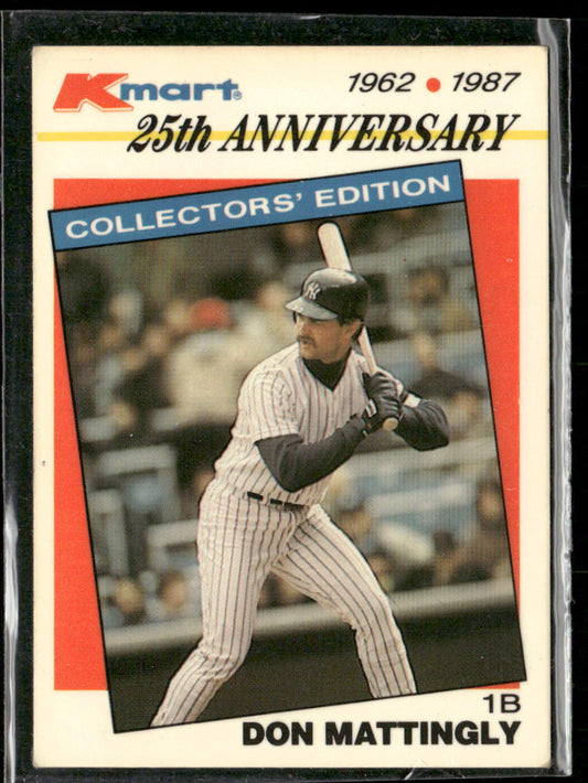 Don Mattingly 1987 Topps Kmart 25th Anniversary Baseball's Stars #28
