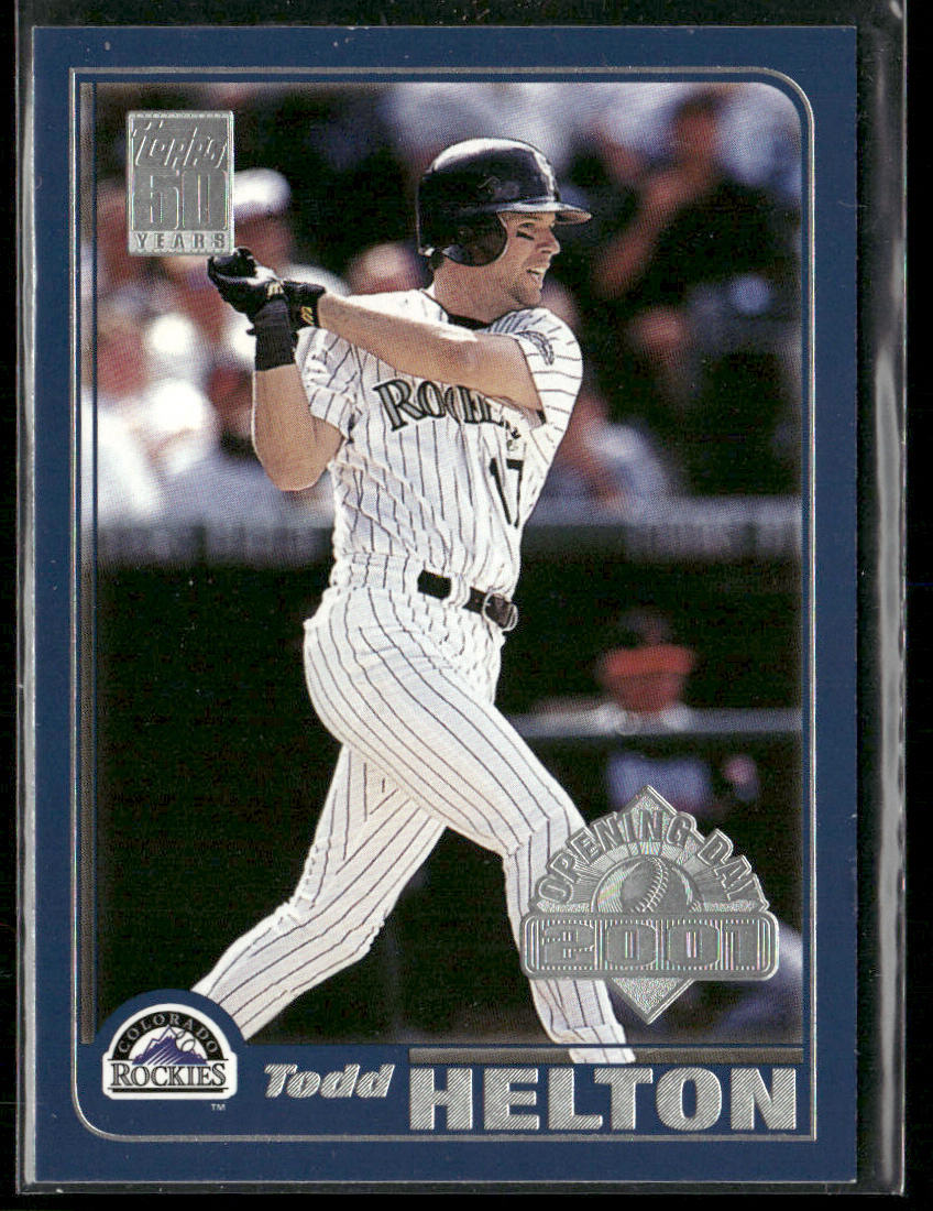Todd Helton 2001 Topps Opening Day #81 Colorado Rockies