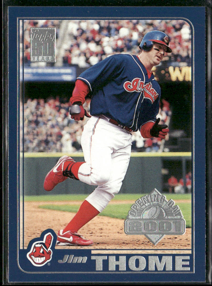Jim Thome 2001 Topps Opening Day #6 Cleveland Indians