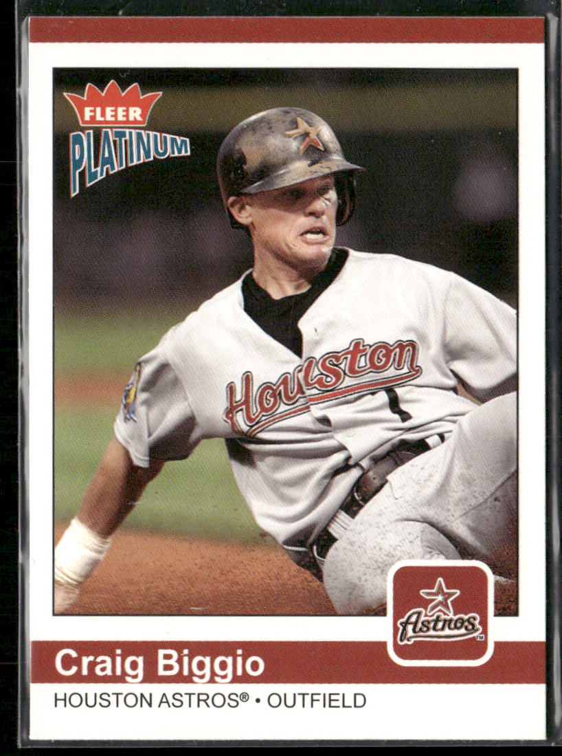 Craig Biggio 2004 Fleer Platinum #61 Houston Astros