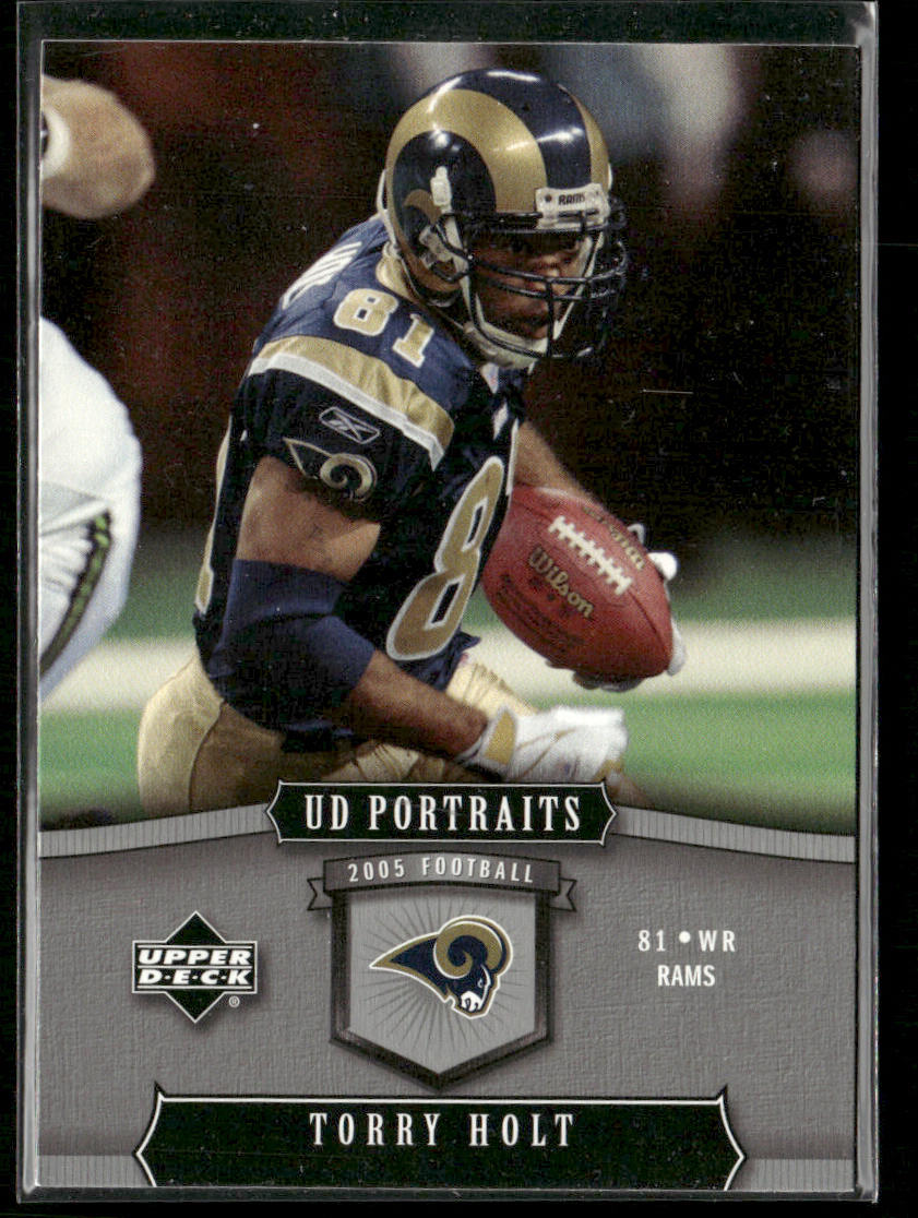 Torry Holt 2005 Upper Deck Portraits #91 St. Louis Rams