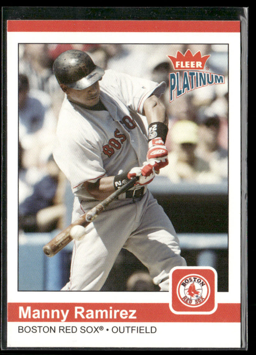 Manny Ramirez 2004 Fleer Platinum #96 Boston Red Sox
