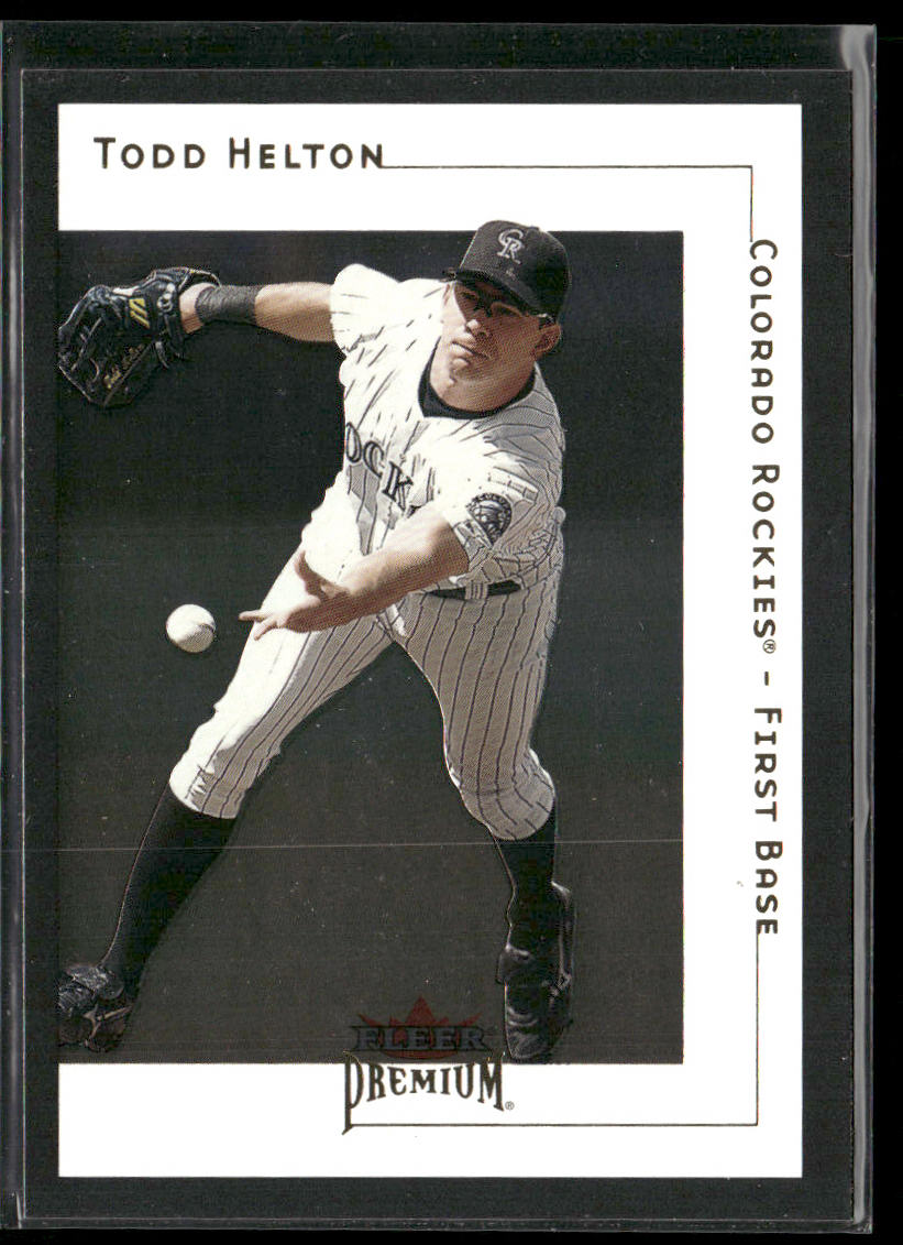 Todd Helton 2001 Fleer Premium #62 Colorado Rockies front