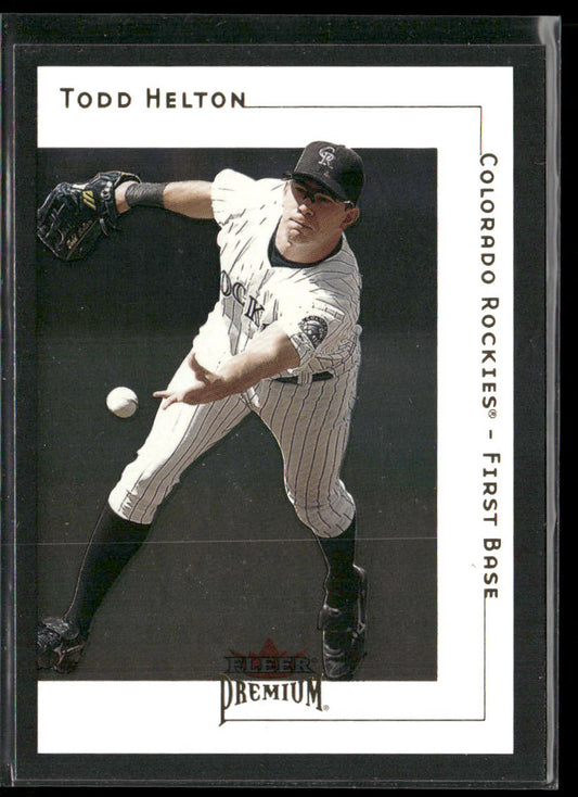 Todd Helton 2001 Fleer Premium #62 Colorado Rockies front