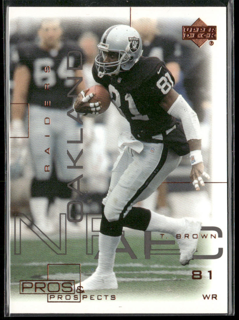 Tim Brown 2000 Upper Deck Pros & Prospects #58 Oakland Raiders