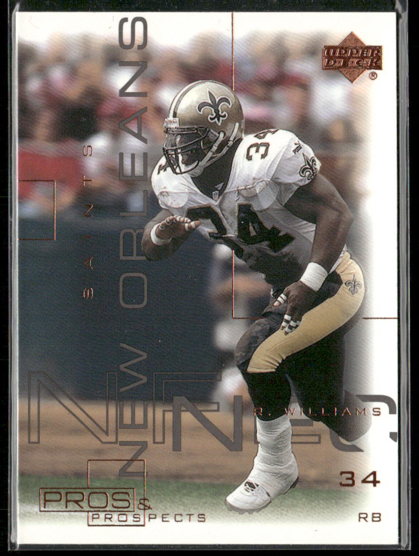 Ricky Williams 2000 Upper Deck Pros & Prospects #50 New Orleans Saints