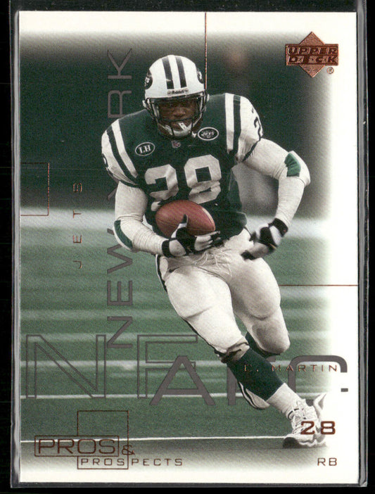 Curtis Martin 2000 Upper Deck Pros & Prospects #57 New York Jets front