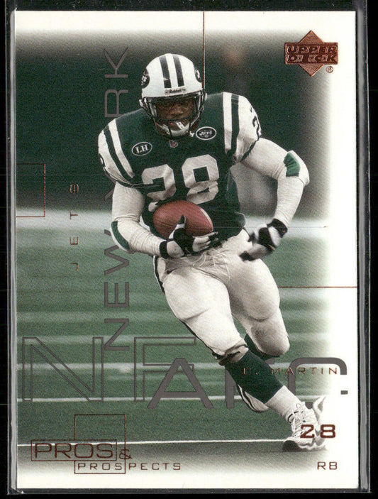 Curtis Martin 2000 Upper Deck Pros & Prospects #57 New York Jets front
