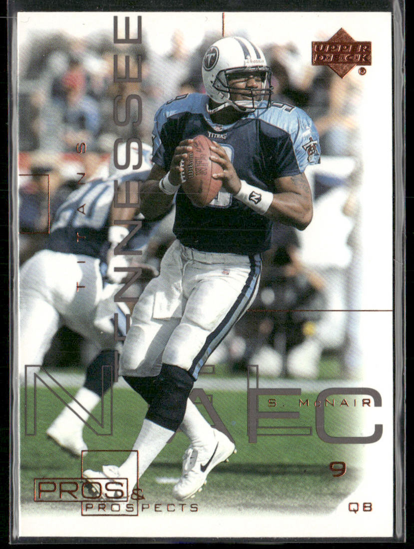 Steve McNair 2000 Upper Deck Pros & Prospects #80 Tennessee Titans front