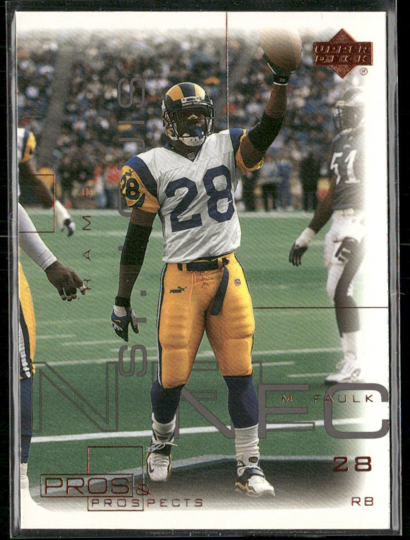 Marshall Faulk 2000 Upper Deck Pros & Prospects #65 St. Louis Rams