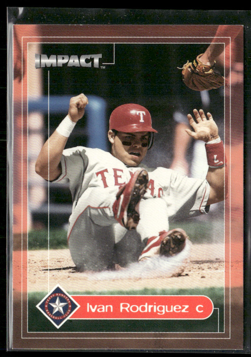 Ivan Rodriguez 2000 Fleer Impact #90 Texas Rangers